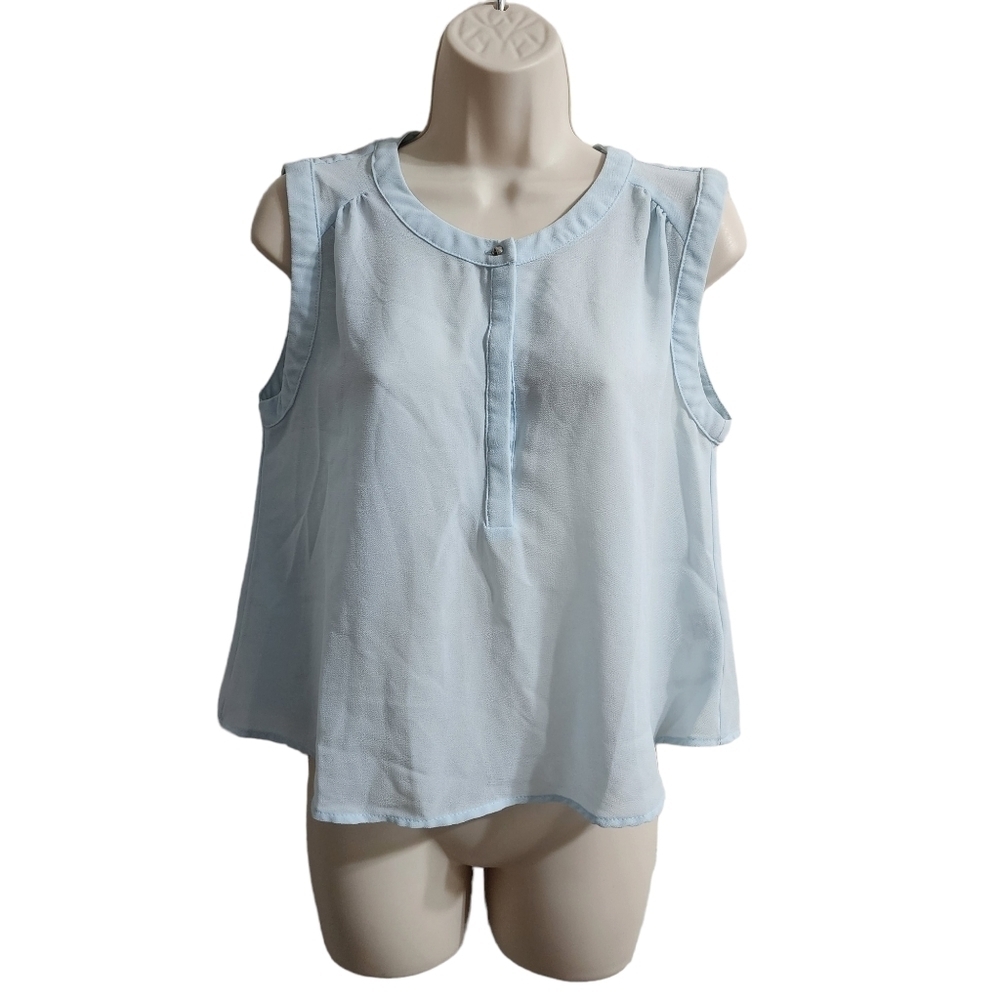 ASTR Sleeveless Blouse Blue Size S